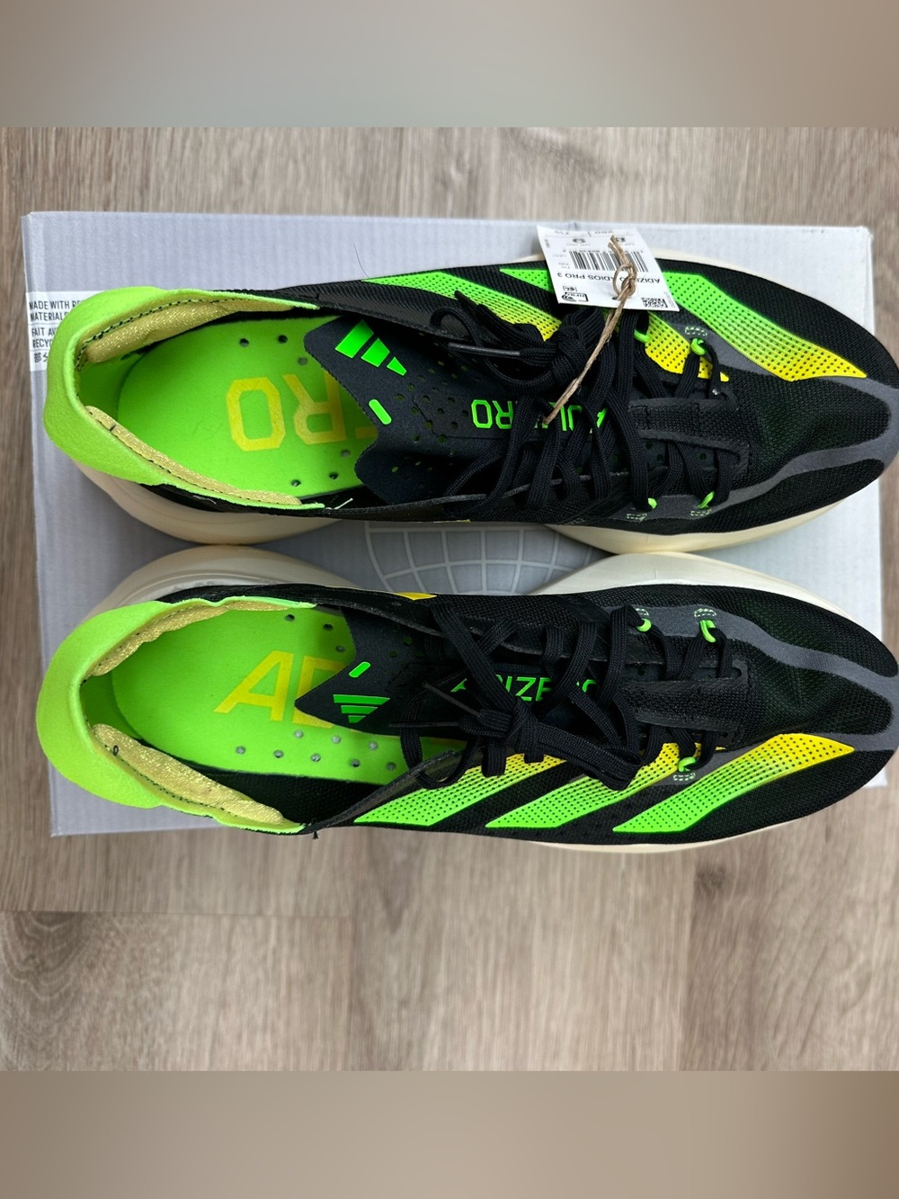 New in box adidas adizero adios pro 3 men 8/ women 9